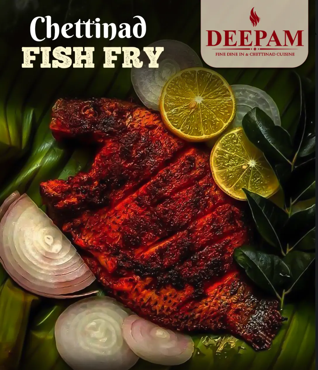 Authentic South Indian Chettinad restaurant menu at Deepam in Calgary, AB